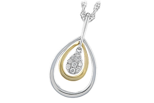 A229-86355: NECKLACE .04 TW