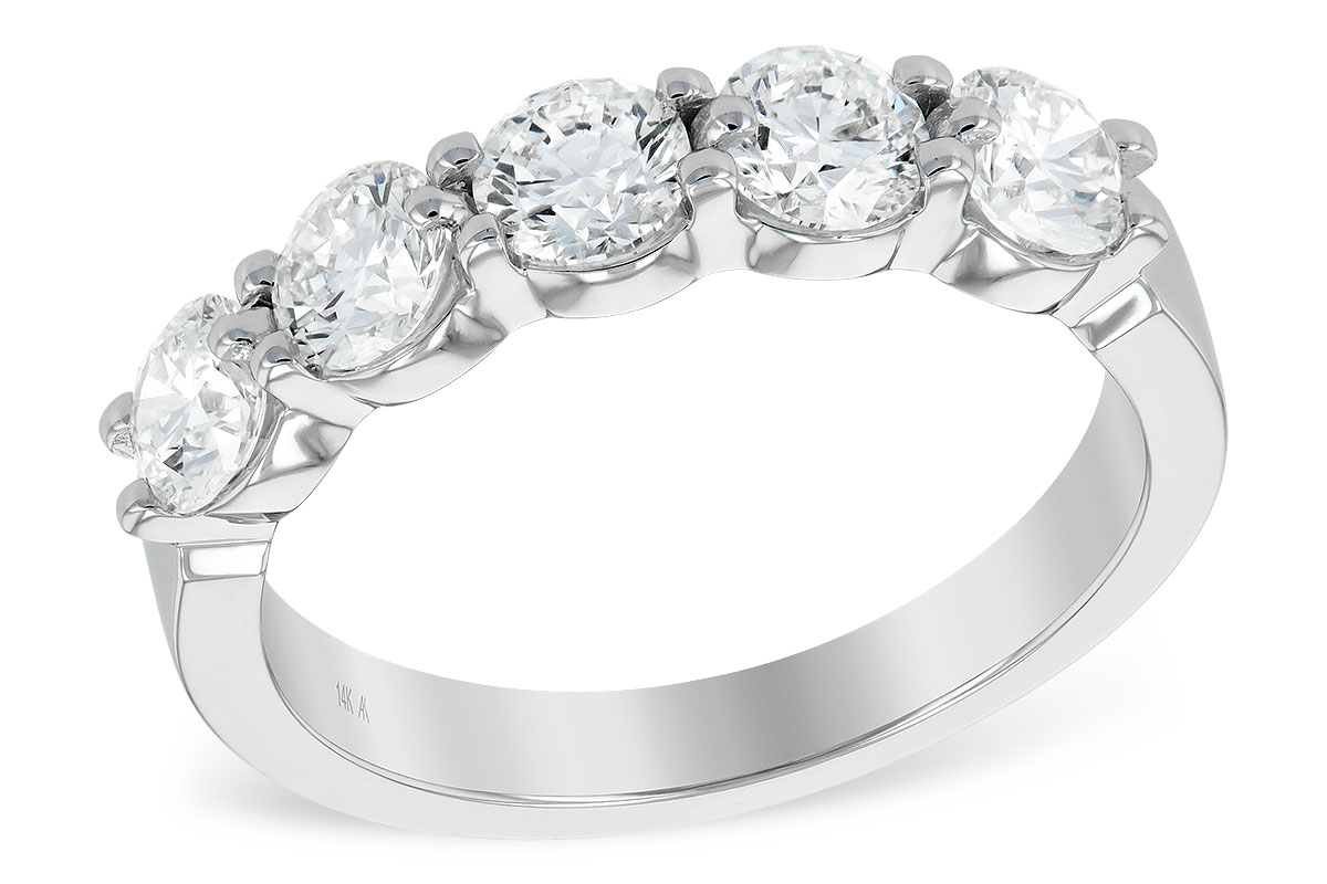 A231-70864: LDS DIA WED RG 1.50 TW (5 STONES)