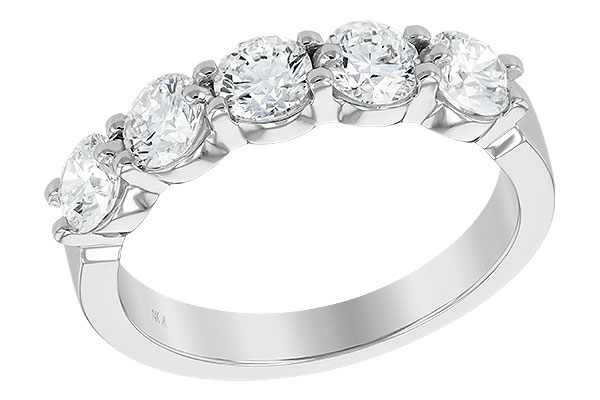 A231-70864: LDS DIA WED RG 1.50 TW (5 STONES)