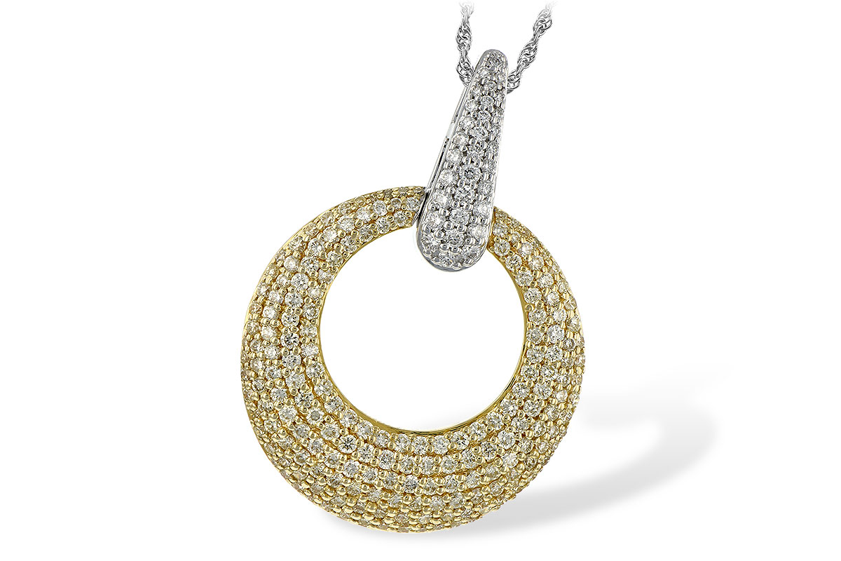 A235-30891: NECK 1.64 YELLOW DIAS 1.90 TW