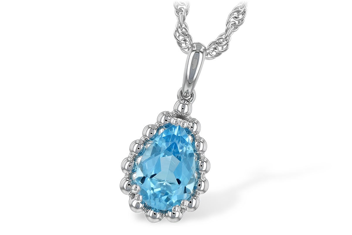 A235-31800: NECKLACE 1.55 CT BLUE TOPAZ