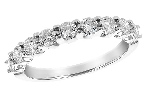 A235-32719: LDS WED RG .75 TW (9 STONES)