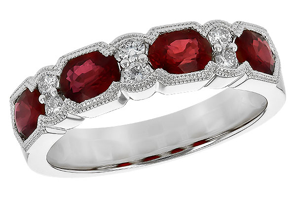 A236-20882: LDS WED RG 1.66 RUBY 1.84 TGW (5x4MM RUBY)