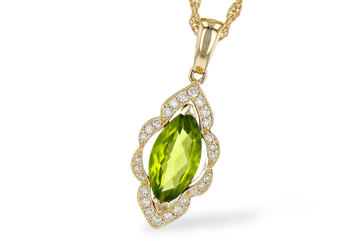 A236-24519: NECK .94 PERIDOT 1.05 TGW
