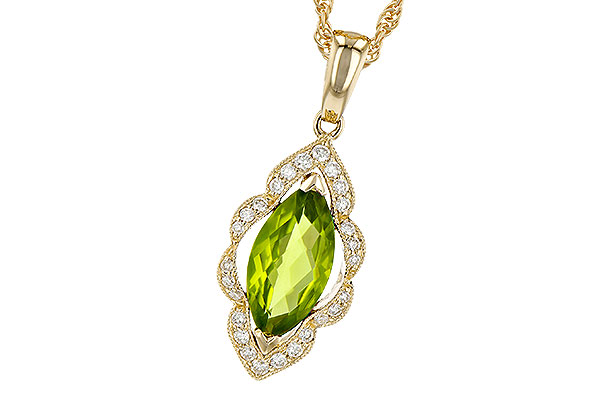 A236-24519: NECK .94 PERIDOT 1.05 TGW