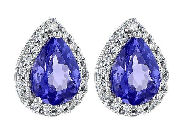 A236-24528: EARR 1.15 TW TANZANITE 1.32 TGW