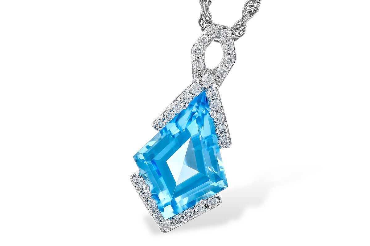 A318-93546: NECK 2.40 BLUE TOPAZ 2.53 TGW