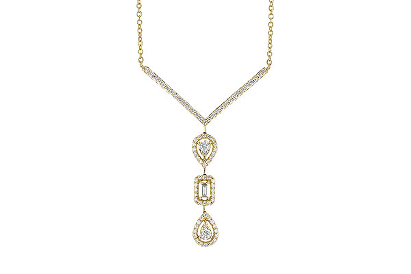 A318-95391: NECK .04 BAGUETTE .50 TW (18")