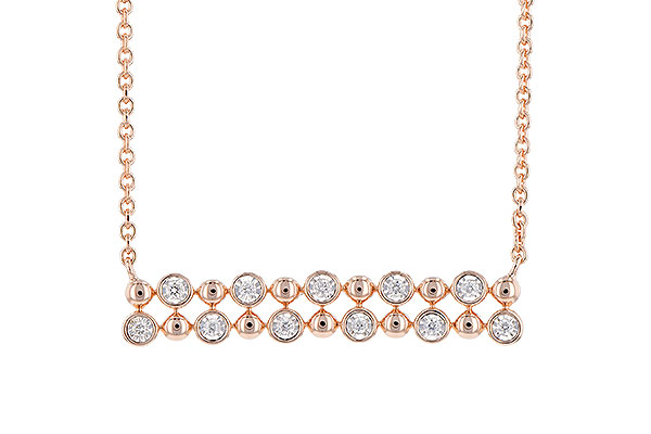 A318-99028: NECKLACE .12 TW