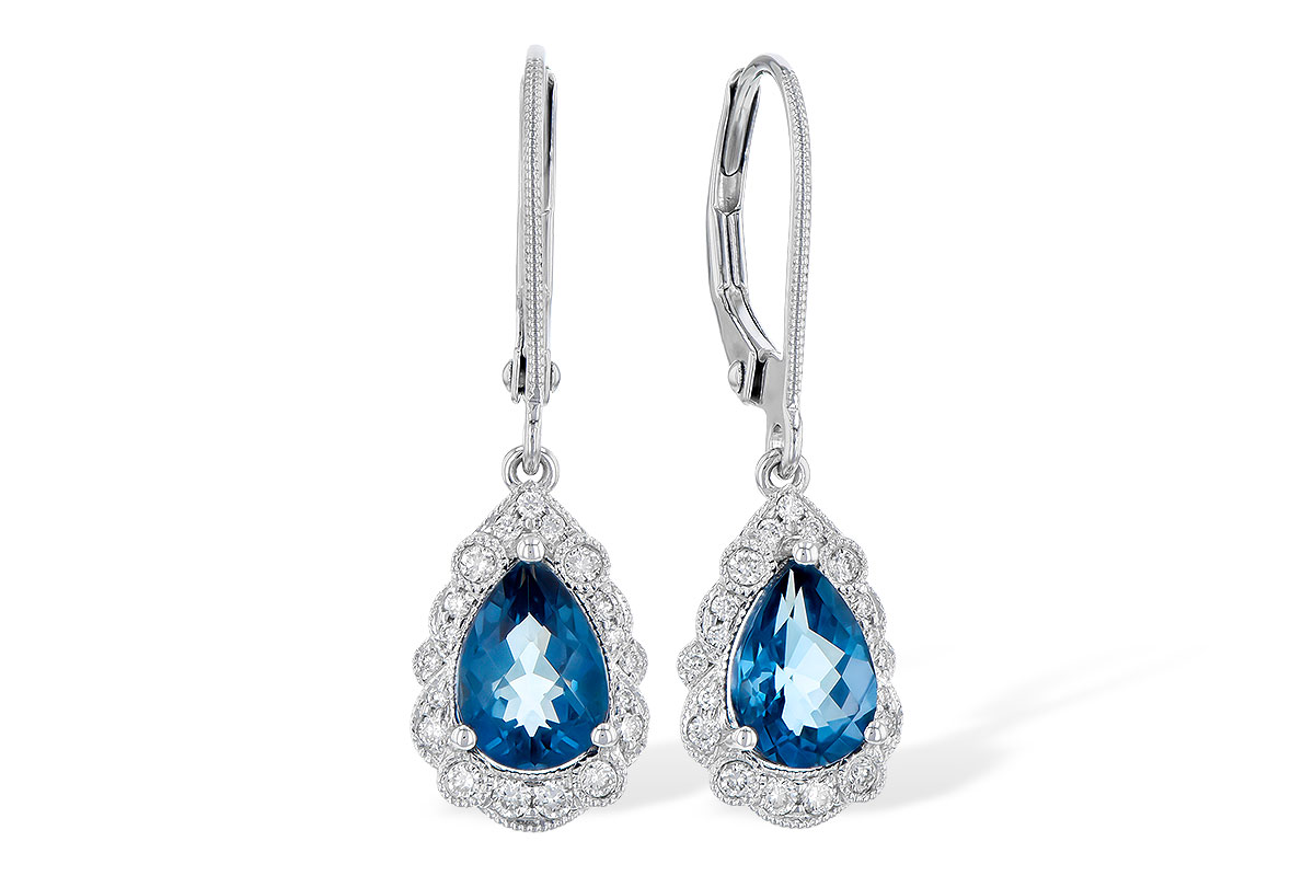 A318-99082: EARR 1.48 TW LONDON BLUE TOPAZ 1.63 TGW
