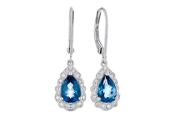 A318-99082: EARR 1.48 TW LONDON BLUE TOPAZ 1.63 TGW
