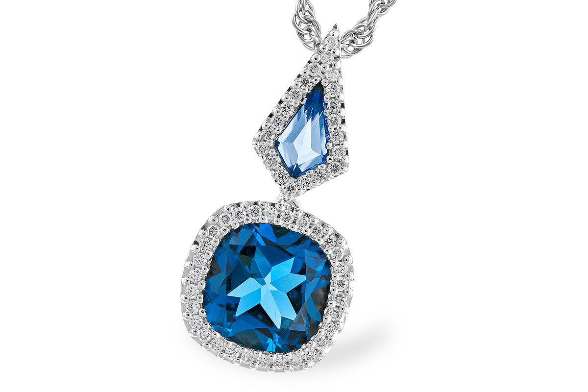 A319-86282: NECK 2.24 TW LONDON BLUE TOPAZ 2.40 TGW