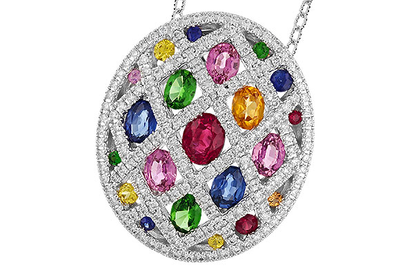 A319-87228: NECK 2.45 MULTI-COLOR TW 3.00 TGW