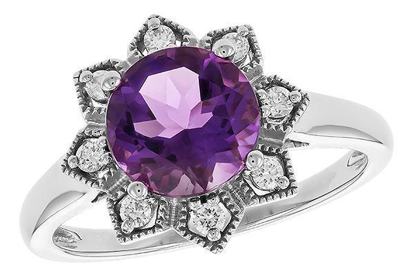 A319-87264: LDS RG 1.70 AMETHYST 1.84 TGW (8MM RD)