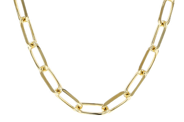 A319-88164: PAPERCLIP MD (24IN, 3.10MM, 14KT, LOBSTER CLASP)