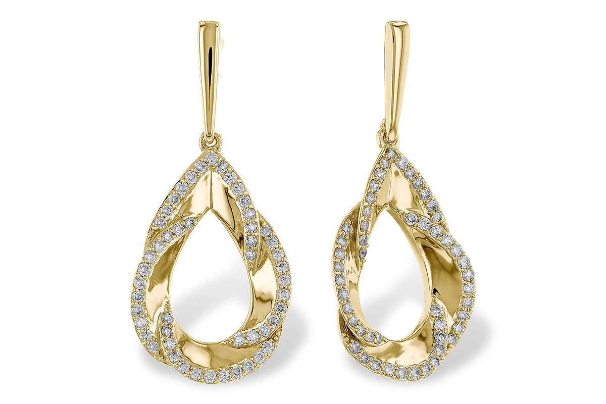 A320-75437: EARRINGS .50 TW