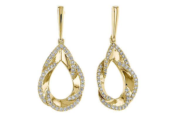 A320-75437: EARRINGS .50 TW