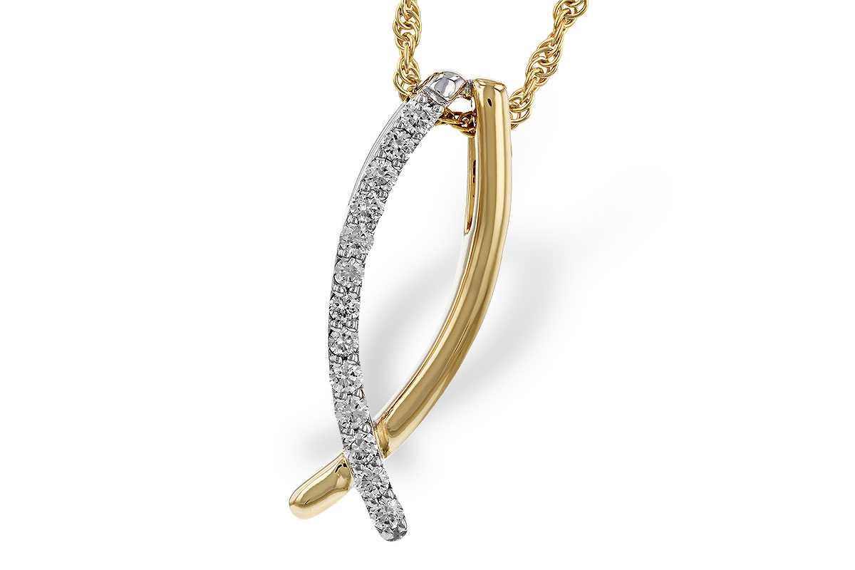 A320-80837: NECKLACE .25 TW