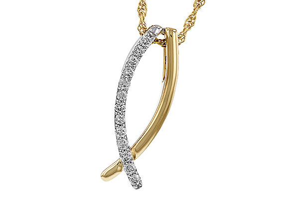 A320-80837: NECKLACE .25 TW