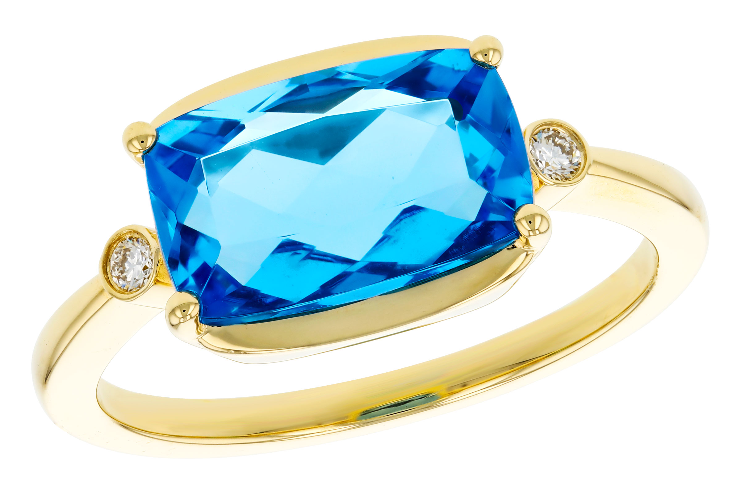 A321-66282: LDS RG 2.88 BLUE TOPAZ 2.92 TGW (11x7MM BT)