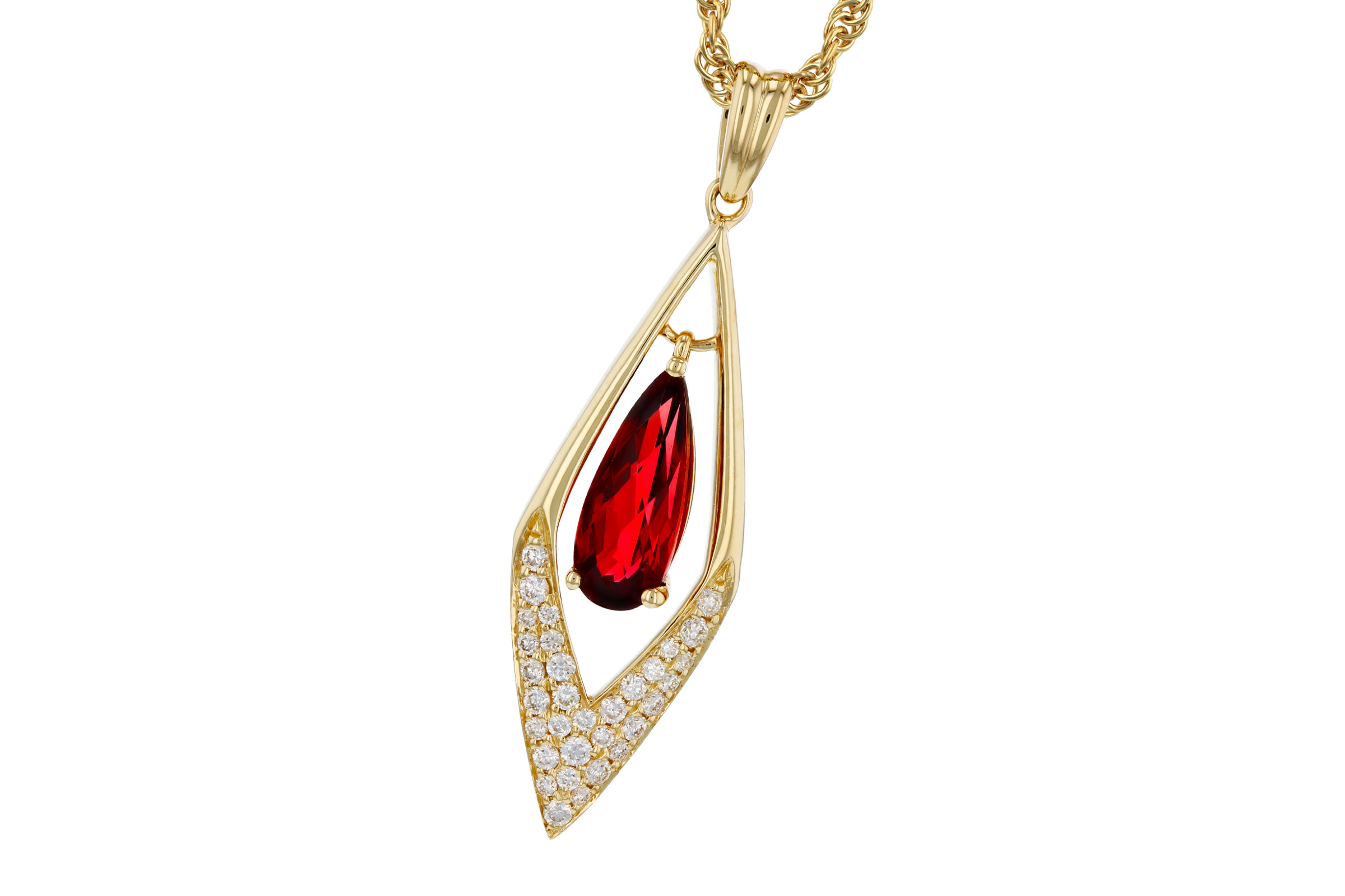 A321-66291: NECK .93 GARNET 1.10 TGW (10x4MM GAR)