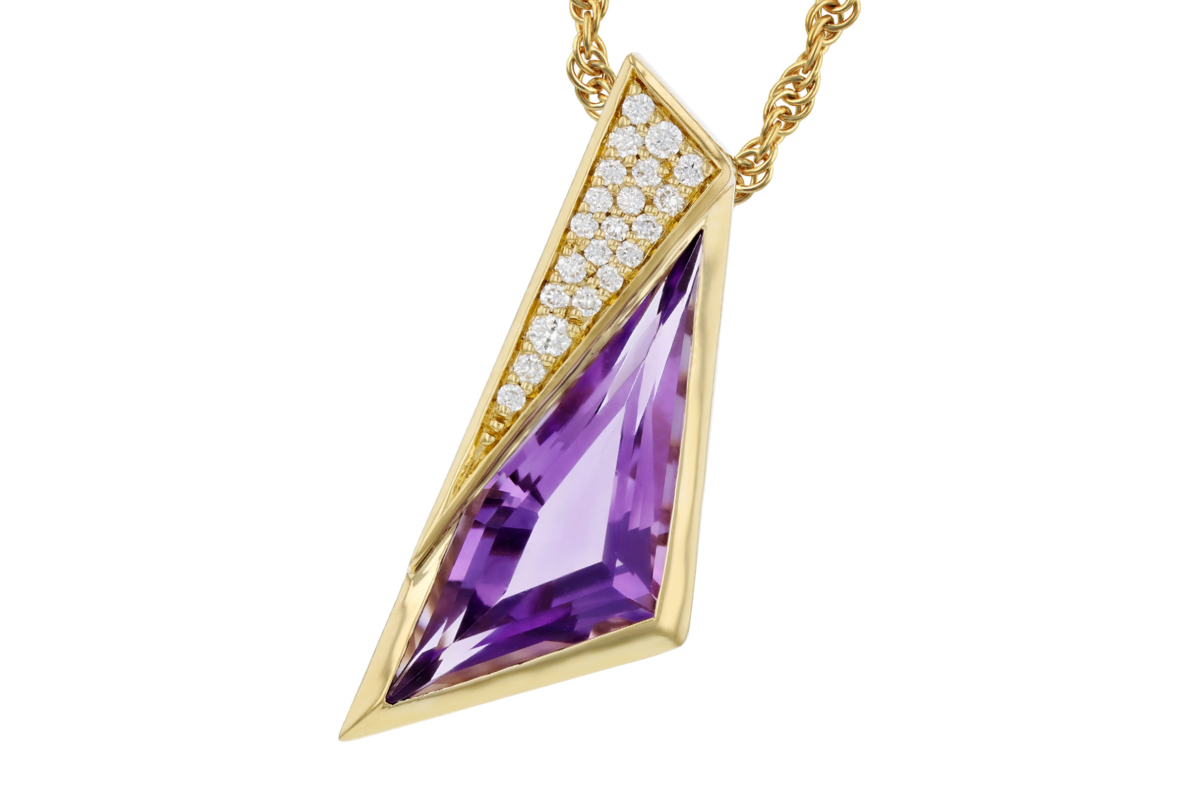 A321-66328: NECKLACE 2.24 AMETHYST 2.33 TGW