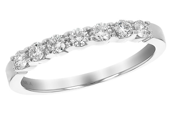 B229-87182: LDS DIA WED RG .33 TW (7 STONES)