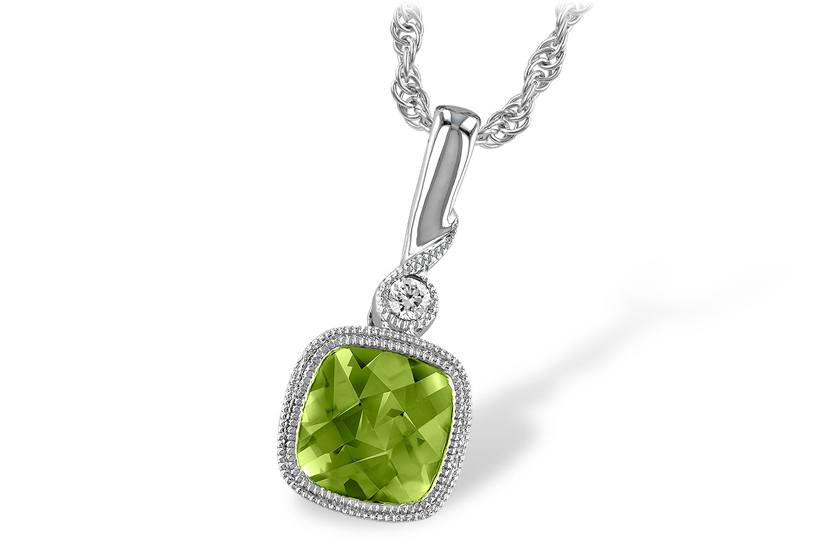 B229-89973: NECK .97 PERIDOT .99 TGW