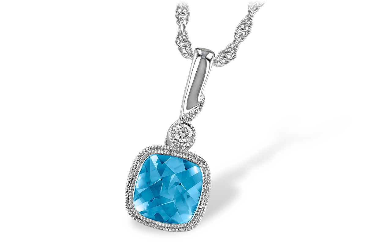 B232-61764: NECK 1.03 BLUE TOPAZ 1.05 TGW