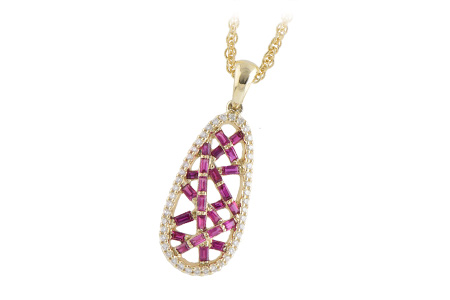 B234-39964: NECK .39 RUBY .52 TGW