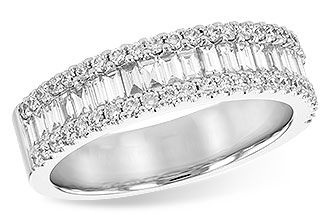 B234-41737: LDS DIA WED RG .51 BAG .90 TW