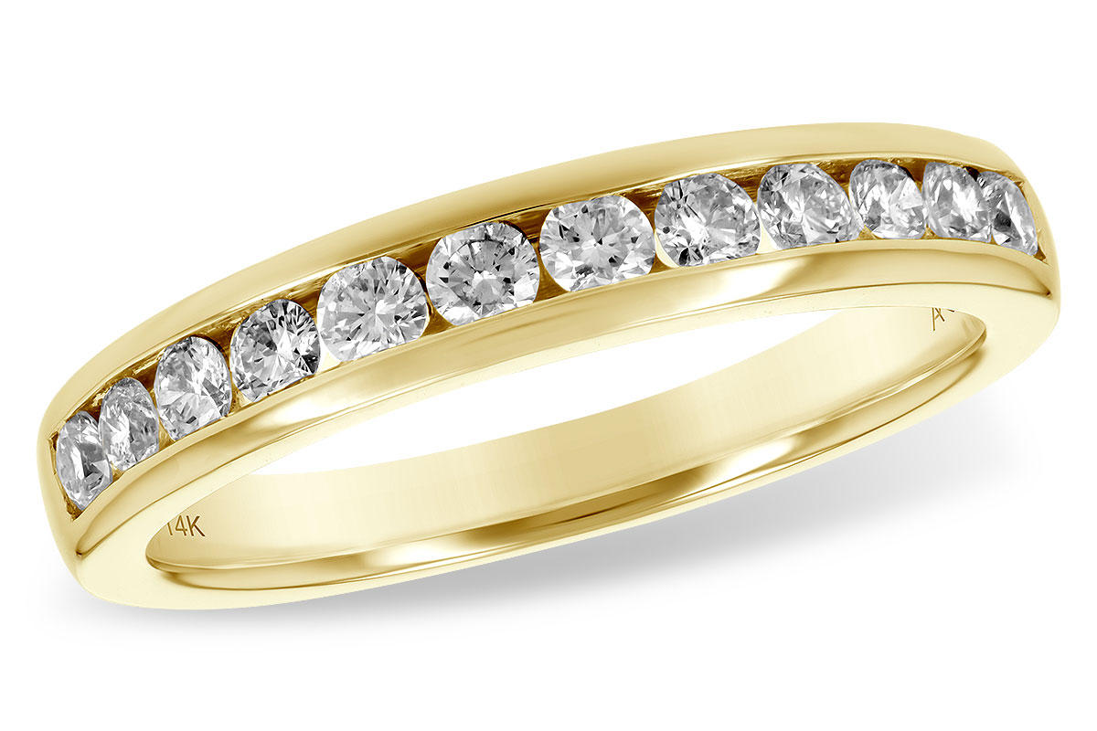 B234-44509: LDS WED RG .50 TW (12 STONES)