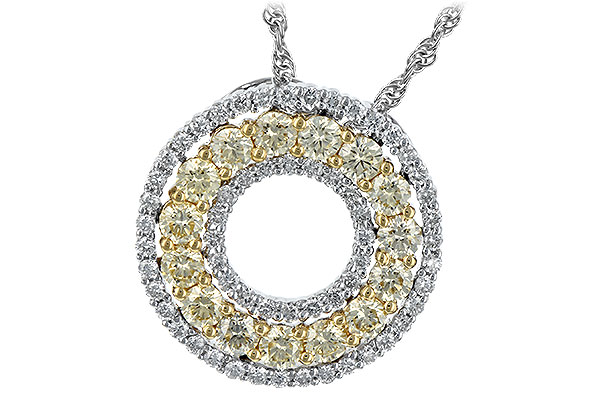 B235-29937: NECK 1.08 YELLOW DIAS 1.55 TW