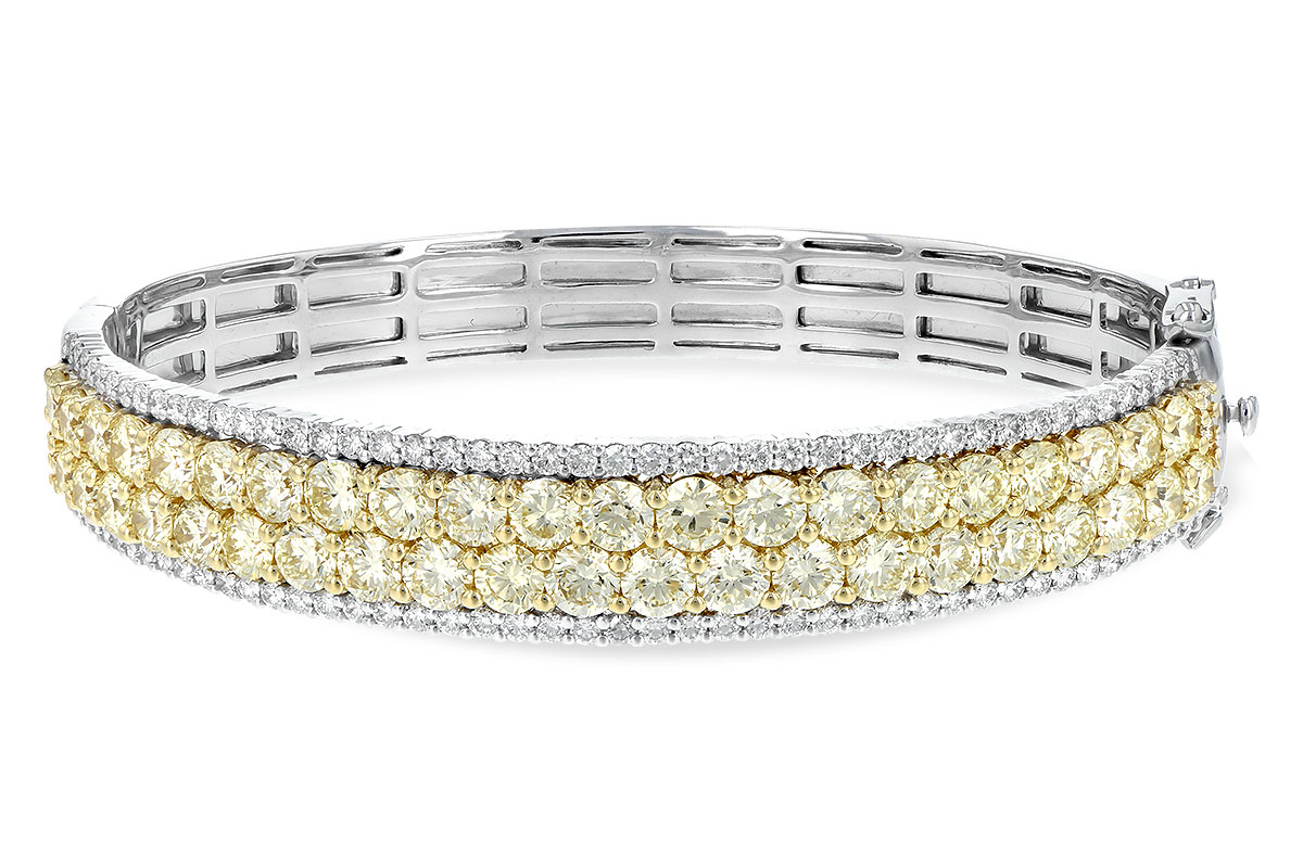 B235-30837: BANGLE 8.17 YELLOW DIA 9.64 TW