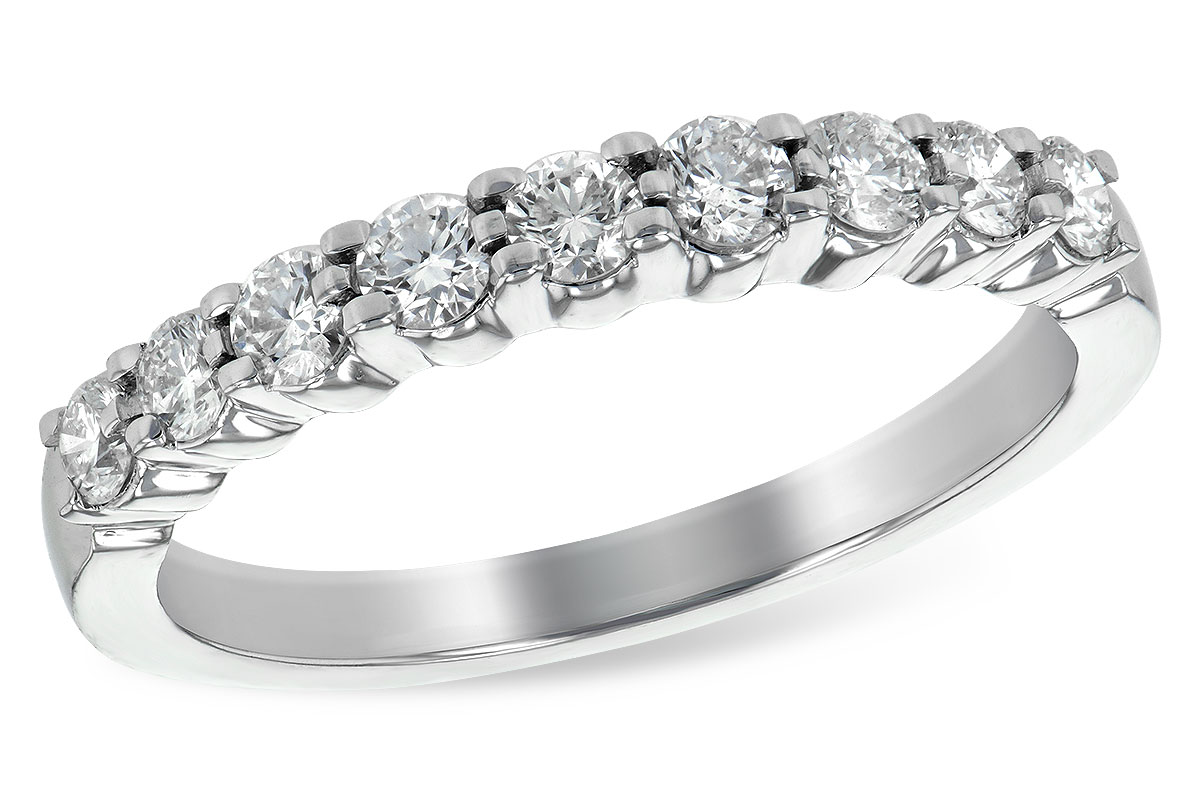 B235-32682: LDS WED RG .50 TW (9 STONES)
