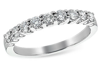 B235-32682: LDS WED RG .50 TW (9 STONES)