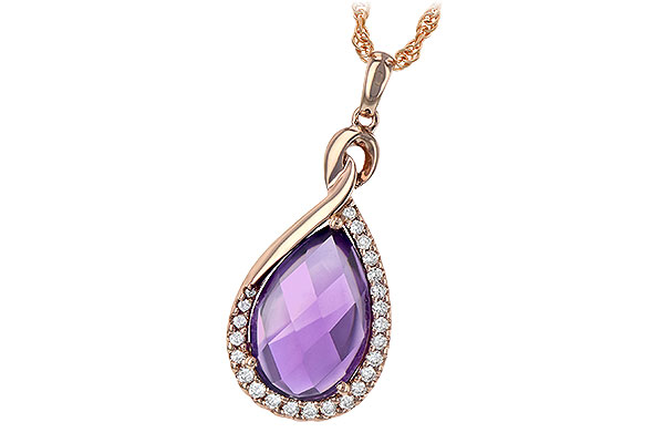 B235-36355: NECK 3.91 AMETHYST 4.10 TGW