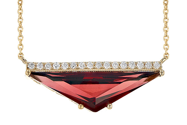 B236-24500: NECK 2.85 GARNET 2.95 TGW