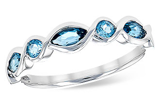 B318-94500: LDS RG .60 TW BLUE TOPAZ