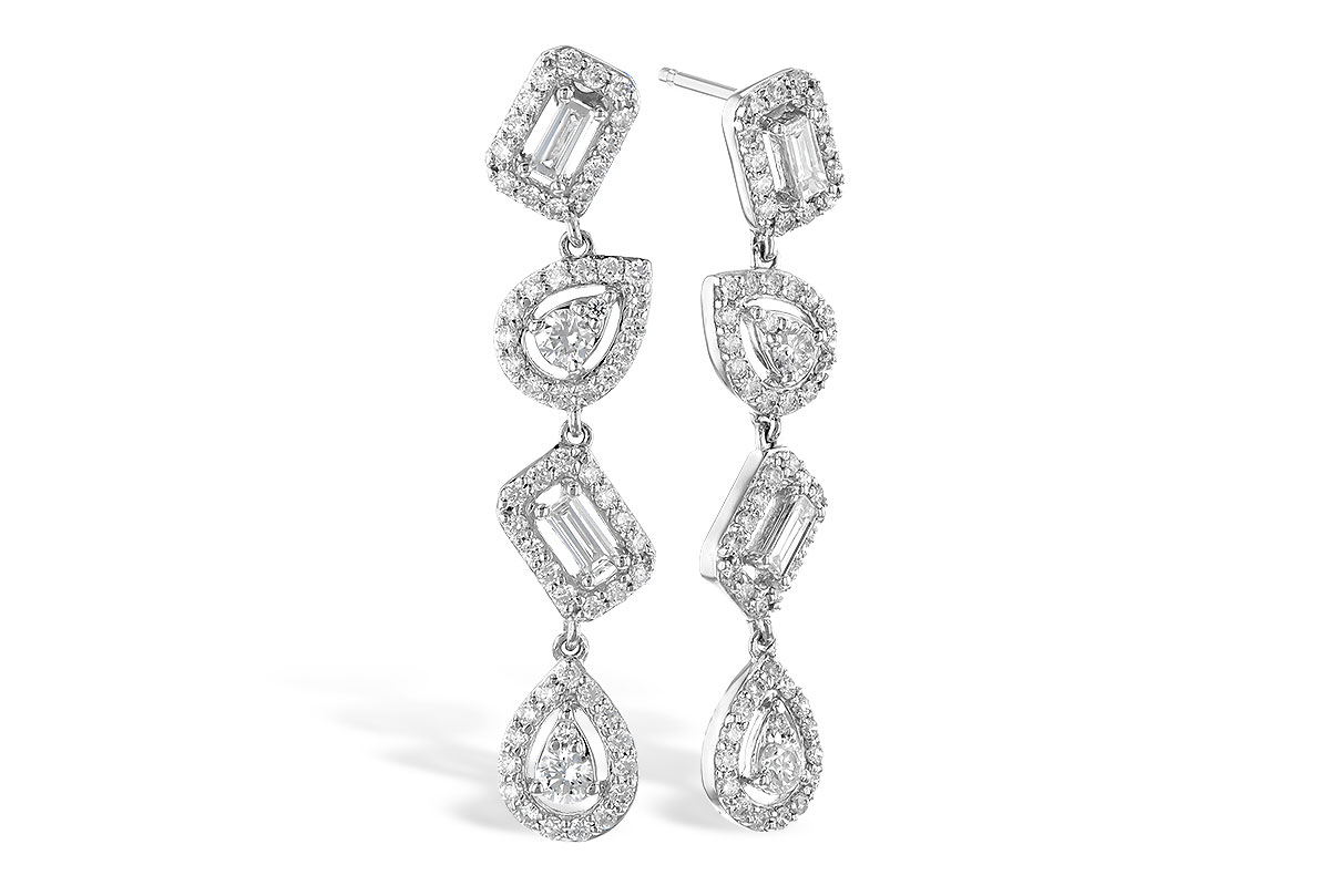 B318-95382: EARR .12 TW BAGUETTES .70 TW