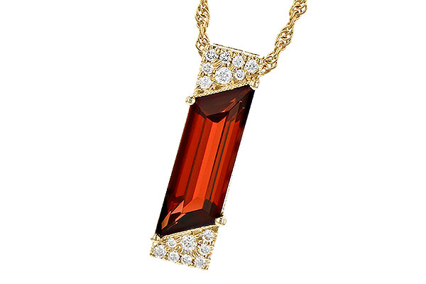 B318-95391: NECK 2.16 GARNET 2.25 TGW