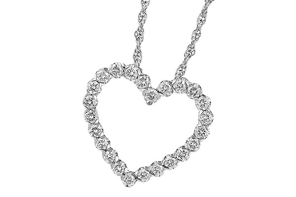 B318-98155: NECKLACE .50 TW