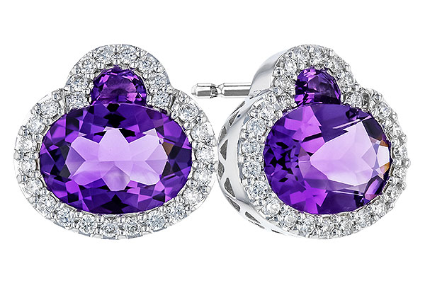 B319-83582: EARR 1.99 TW AMETHYST 2.20 TGW