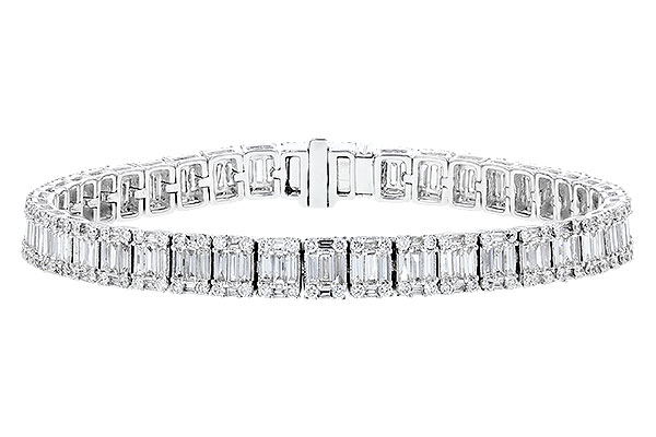 B319-84509: BRACELET 2.72 TW BAGUETTES 4.10 TW