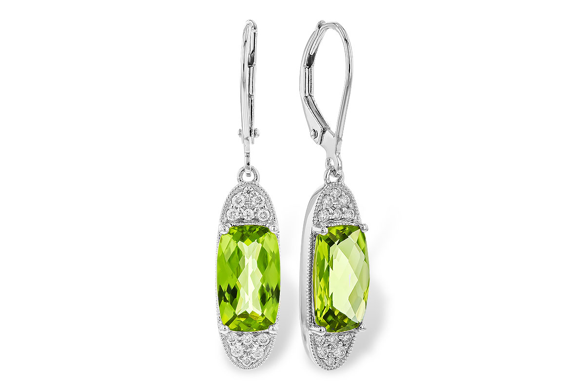 B319-85391: EARR 3.82 TW PERIDOT 3.98 TGW