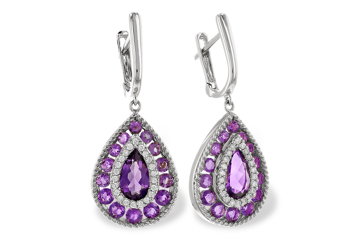 B319-89973: EARR 2.29 TW AMETHYST 2.45 TGW