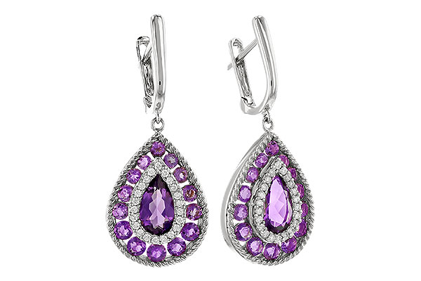 B319-89973: EARR 2.29 TW AMETHYST 2.45 TGW