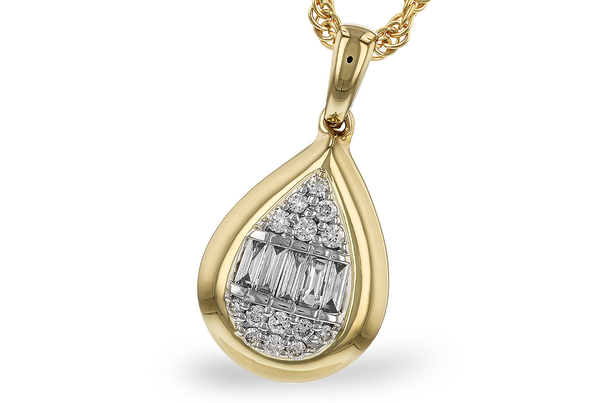 B319-90837: NECKLACE .08 BAG .16 TW