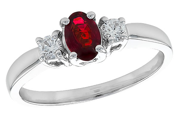 B319-90873: LDS RG .43 RUBY .57 TGW