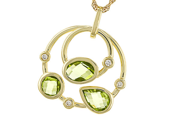 B320-73555: NECKLACE 2.20 PERIDOT 2.26 TGW